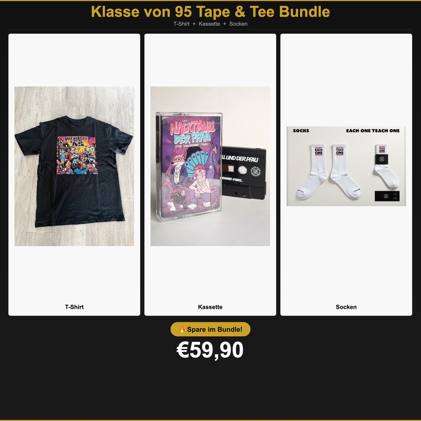 Klasse von 95 Tape & Tee Bundle