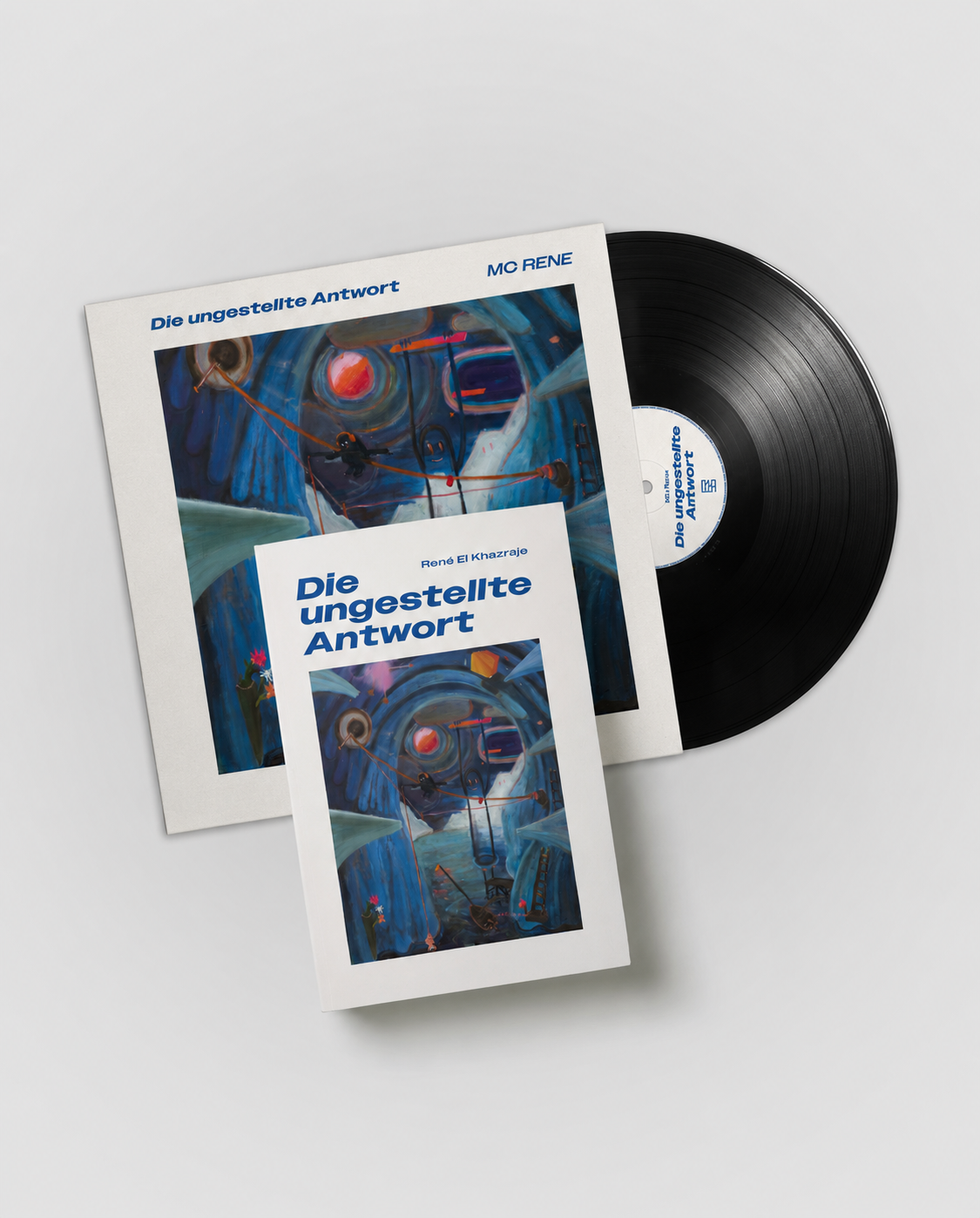 Die ungestellte Antwort – Buch & schwarze LP