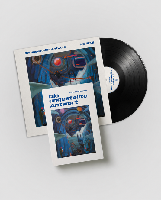Die ungestellte Antwort – Buch & schwarze LP
